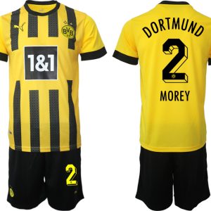 MOREY #2 Borussia Dortmund BVB Heimtrikot 2023 für Herren Online Verkauf