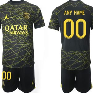 Personalisierbar Herren Paris Saint-Germain PSG 2023 Auswärtstrikot Trikotsatz Kit