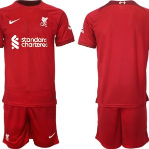 Billige Fussballtrikots Liverpool 22-23 Heimtrikot Herren Trikotsatz Online Bestellen