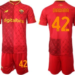 Fußball Trikotsatz Herren AS Roma 22-23 Heimtrikot bestellen mit Aufdruck DIAWARA 42