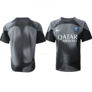 Herren Fußballtrikot Paris Saint-Germain PSG Torwart 3rd trikot 22-23 schwarz Kurzarm