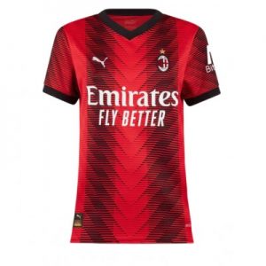 Frauen AC Milan Heimtrikot 2023-24 Kurzarm Personalisierbar Online