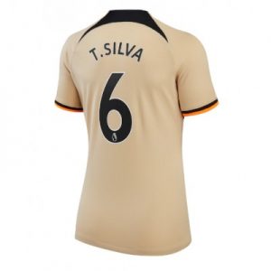 Frauen Chelsea 3rd trikot 2022-23 Kurzarm Fußballtrikot Kaufen Thiago Silva 6