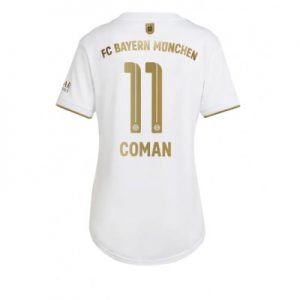 Fußballtrikot für Frauen FC Bayern Munich Auswärtstrikot 2022-23 Kurzarm Kingsley Coman 11