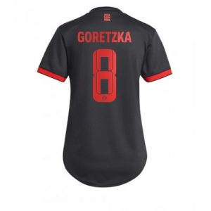 Fussballtrikots Guenstig Frauen FC Bayern Munich 3rd trikot 2022-2023 Kurzarm Leon Goretzka 8