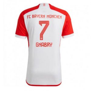 Herren Heimtrikot Bayern München 23-24 Trikot Kurzarm mit Aufdruck Gnabry 7