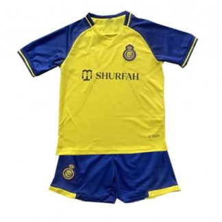 Kindertrikot Al-Nassr 2023-24 Fußballtrikots Trikotsatz