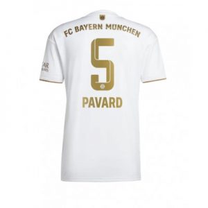 Fußballtrikot Herren Sale Bayern Munich Auswärtstrikot 2022-23 Kurzarm Benjamin Pavard 5