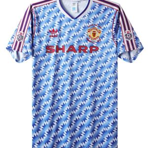 Vintage Manchester United 1991/92 AWAY LEAGUE CUP FINAL Auswärtstrikot