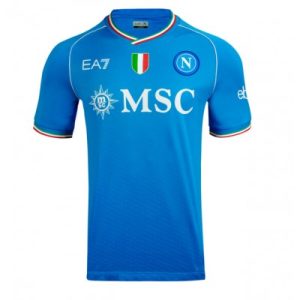 Herren SSC Napoli Heimtrikot 2023-24 Kurzarm Fußball Trikot Outlet