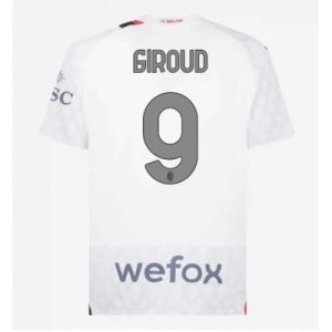 Herren Fußball Trikot AC Milan Auswärtstrikot 2023-2024 Kurzarm Olivier Giroud 9