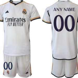 Herren Real Madrid 2023-24 Heimtrikot T-Shirt Personalisierbar Fußballtrikots