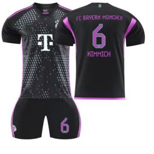 Kinder Fußball Trikot Bayern München 2023-24 Auswärtstrikot bestellen mit Aufdruck KIMMICH 6