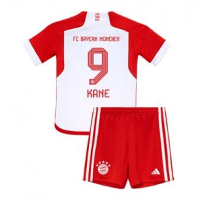 Kindertrikot Bayern München 2023-2024 Heimtrikot Kurzarm + Kurze Hosen Harry Kane 9