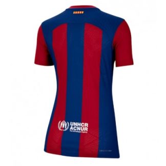Frauen Barcelona Heimtrikot 2023-24 Kurzarm Fußball Trikot Personalisierbar-1