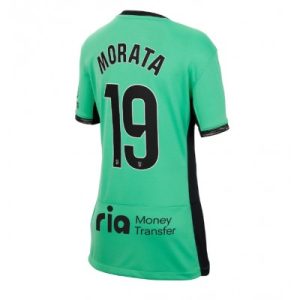 Frauen Fußball Trikot Atletico Madrid 3rd trikot 2023-24 Kurzarm Alvaro Morata 19