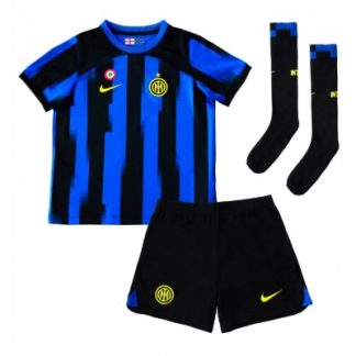 Günstige Kinder Inter Milan Heimtrikot 2023-24 Fußballtrikots Set