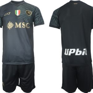 Neue Fußballtrikots SSC Napoli 23-24 Drittes Trikot Herren Set