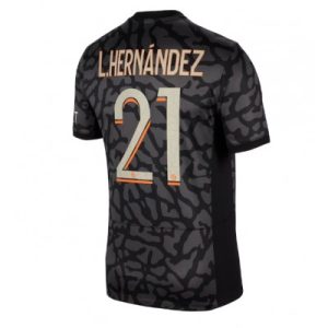 Herren Paris Saint-Germain PSG 3rd trikot 2023-24 Kurzarm Lucas Hernandez 21