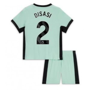 Kinder Chelsea 3rd trikot 2023-24 Günstige Fußballtrikots Set Axel Disasi 2