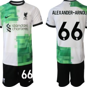 Fußballtrikot Herren Set Liverpool FC Auswärtstrikot 2023-24 Alexander-Arnold 66