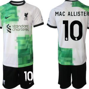 Fußballtrikot Herren Set Liverpool FC Auswärtstrikot 2023-24 Alexis Mac Allister 10