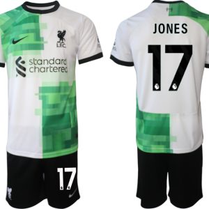 Fußballtrikot Herren Set Liverpool FC Auswärtstrikot 2023-24 Curtis Jones 17