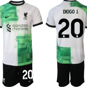 Fußballtrikot Herren Set Liverpool FC Auswärtstrikot 2023-24 Diogo Jota 20