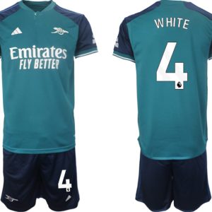 Günstige Fußballtrikots Arsenal 23-24 Drittes Trikot Dunkelgrün Ben White 4