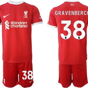 Günstige Fußballtrikots Liverpool FC Heimtrikot 2023-24 Ryan Gravenberch 38