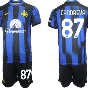 Günstige Fußballtrikots trikotsatz Inter Milan Heimtrikot 2023-24 Antonio Candreva 87