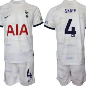 Günstige Fußballtrikots Herren Trikotsatz Tottenham Hotspur Heimtrikot 2023-24 Oliver Skipp 4