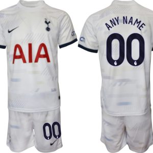 Günstige Fußballtrikots Herren Trikotsatz Tottenham Hotspur Heimtrikot 2023-24 Personalisierbar