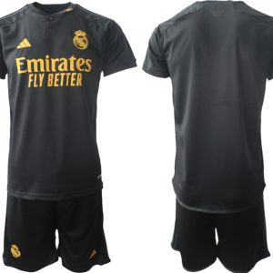 Herren Fußballtrikots Set Real Madrid 2023-24 Drittes Trikot Personalisierbar