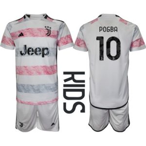 Fußballtrikot Kaufen kinder Juventus Auswärts Trikotsatz 2023-2024 Paul Pogba 10