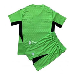 Fußballtrikot kinder sale Juventus Auswärts Trikotsatz 2023-2024 grün T-shirt-1