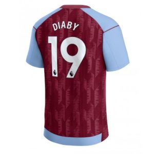 Billige Fussballtrikots Aston Villa Heimtrikot 2023-2024 Kurzarm Moussa Diaby 19