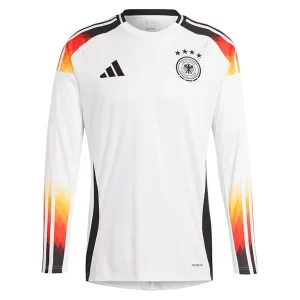 Billige Fussballtrikots Deutschland Nationalmannschaft DFB EM 2024 Heimtrikot weiß Langarm