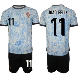 Fußball Trikots Kaufen Billig Portugal trikot EM 2024 Auswärts Trikot Joao Felix 11