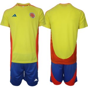 Kolumbien Heimtrikot Copa America 2024 Kurzarm trikotsatz fußballtrikots kaufen