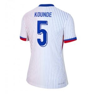 Damen Frankreichs Trikots für die Europameisterschaft 2024 Auswärtstrikot Jules Kounde 5