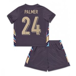 Kinder Fußballtrikot Set England Euro 2024 Auswärtstrikot Cole Palmer 24