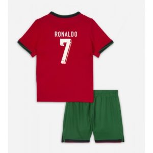 Portugal EM 2024 Heimtrikot Fußballtrikot Kinder mit namen Cristiano Ronaldo 7